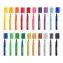 Faber-Castell Jumbo Connector Pen Marker Asstd (Wlt 20)