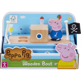PP Wood Play Boat & Figure