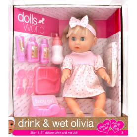 Drink and Wet Olivia Doll Play Set