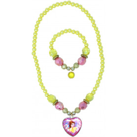 Pink Poppy - Disney Princess Belle Necklace&Bracelet