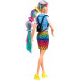 Barbie® Leopard Rainbow Hair Doll