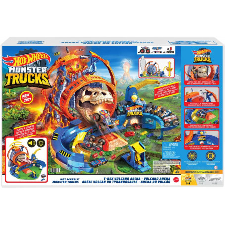 Hot Wheels Monster Trucks F21 Large Tvd Playset