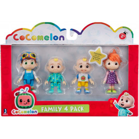 Cocomelon 4 Figure Pack (Family Set)