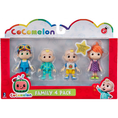 Cocomelon 4 Figure Pack (Family Set)