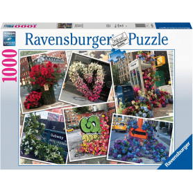 Rburg - NYC Flower Flash Puzzle 1000pc
