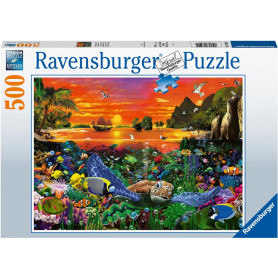 Rburg - Turtle in the Reef Puzzle 500pc