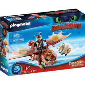 Playmobil - Dragon Racing: Fishlegs and Meatlug