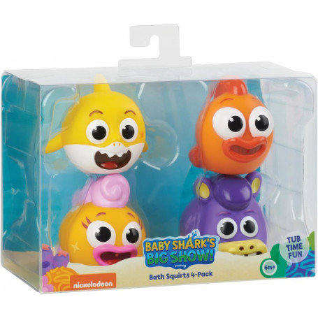 Baby Shark Big Show Bath Squirt Toys 4 Pk