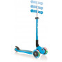 Globber PRIMO FOLDABLE LIGHTS SKY BLUE with Ano T-bar