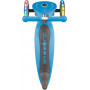 Globber PRIMO FOLDABLE LIGHTS SKY BLUE with Ano T-bar