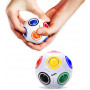 Rubiks Rainbow Ball (White)