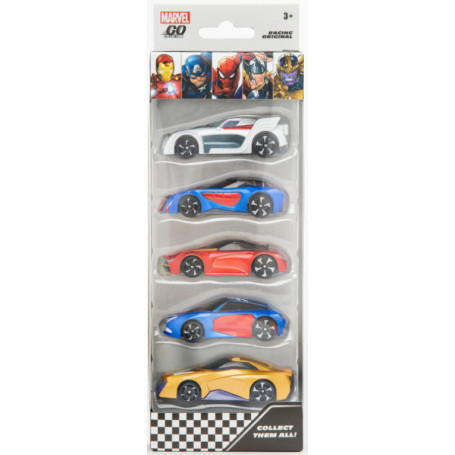 Marvel Go Racing 5 Pk
