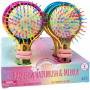 Pink Poppy Rainbow Bristle Mirrored Hairbrush