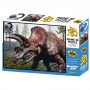 Super 3D 500pc Puzzle - TRICERATOPS