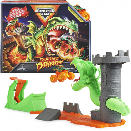 Monster Jam 1:64 Stunt Playset - Dueling Dragon