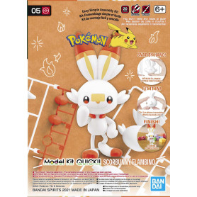Pokemon Model Kit Quick!! 05 SCORBUNNY