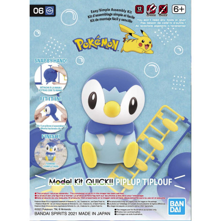 Pokemon Model Kit Quick!! 06 PIPLUP