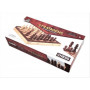 Wooden Chess set folding 15"