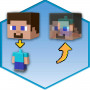 MINECRAFT MOB HEAD MINIS ASSORTMENT Figures