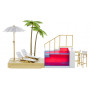 Rainbow High Color Change Pool & Beach Club Playset