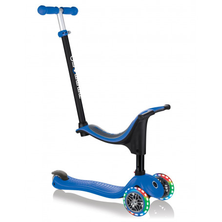 Globber Go Up Sporty Lights Navy Blue