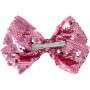 Pink Poppy Sparkle Princess Reversible Sequin Hair Bow