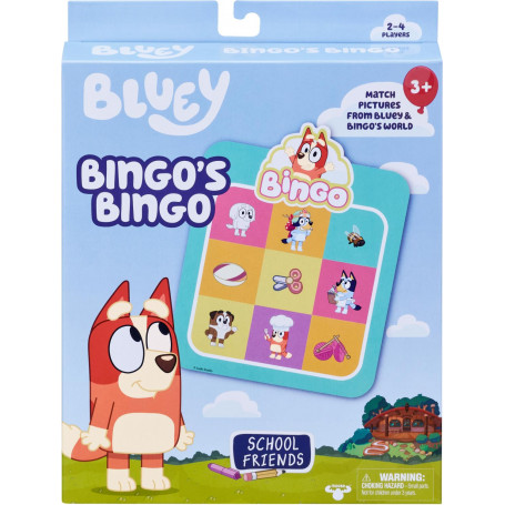 BLUEY BINGO'S BINGO GAME - SCHOOL THEME