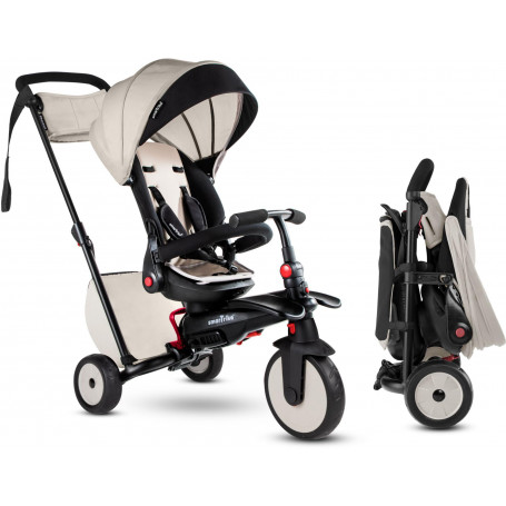 STR7J Warm Grey  Folding Stroller Certified Trike
