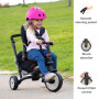 STR7J Warm Grey  Folding Stroller Certified Trike