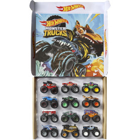 HOT WHEELS MONSTER TRUCKS ULTIMATE CHAOS 12PK 1 Vehicle