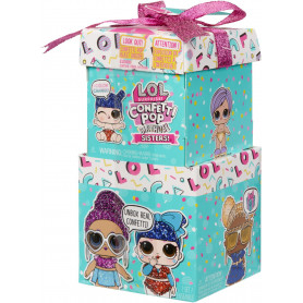 L.O.L. Surprise Confetti Pop Birthday Sisters Tots in PDQ