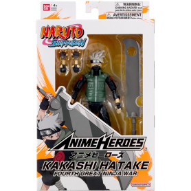 ANIME HEROES ANIME HEROES NARUTO - HATAKE KAKASHI FOURT GREAT NINJA WAR - 8TH WAVE