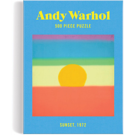 Andy Warhol Sunset Book Puzzle - 500pc