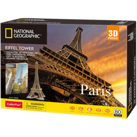 Nat Geo Paris -  Eiffel Tower 3D Puzzle