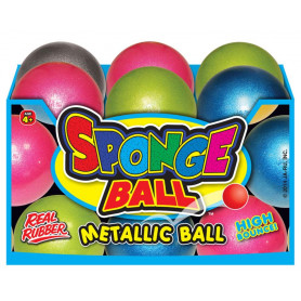 Spongeball Metalic- Assorted