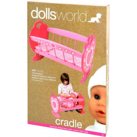 Dollsworld cradle wooden