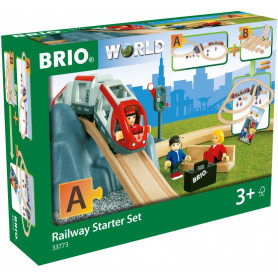 BRIO Set - Railway Starter Set "A", 26 pieces