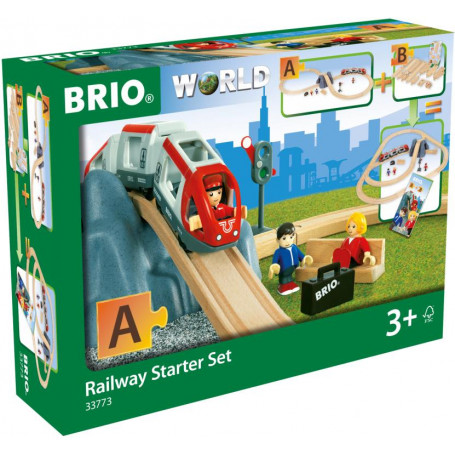 BRIO Set - Railway Starter Set "A", 26 pieces
