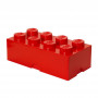 LEGO Storage Brick Red - 8 Knob