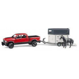 Bruder 1:16 RAM 2500 Wagon w/horse trailer