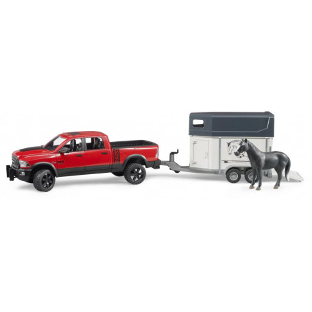 Bruder 1:16 RAM 2500 Wagon w/horse trailer