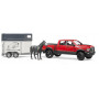 Bruder 1:16 RAM 2500 Wagon w/horse trailer