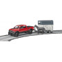 Bruder 1:16 RAM 2500 Wagon w/horse trailer