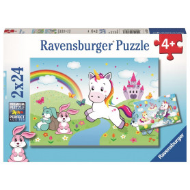 Rburg - Fairytale Unicorn Puzzle 2x24p