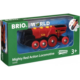 BRIO B/O - Mighty Red Action Locomotive