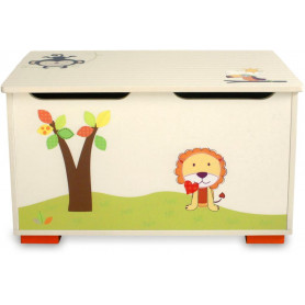DESIGNED WOODEN TOY BOX