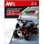 AWA Mini Quad Bike 6 Volt Ride On  Black Red 6V