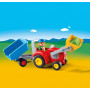Playmobil Tractor with Trailer