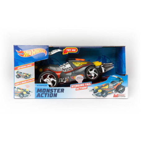 Hot Wheels Lights & Sounds Monst 9" Scorpedo