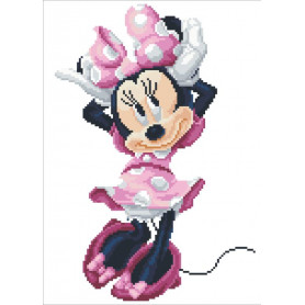 DIAMOND DOTZ MINNIE'S BOW 31 x 43 cm